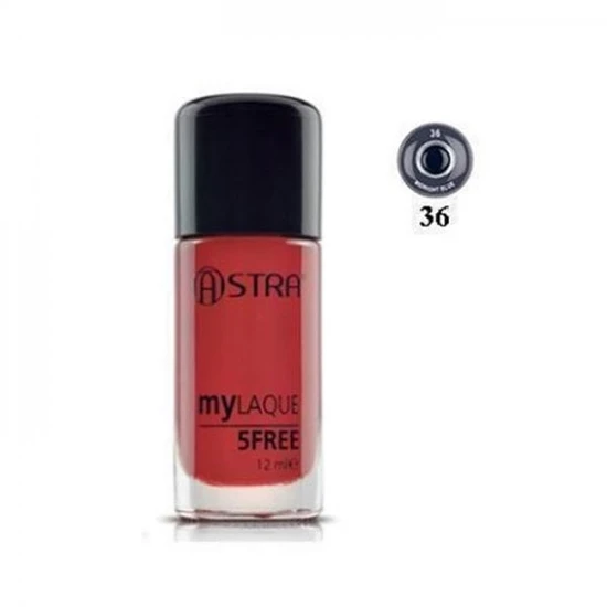 Astra My Laque 5 Free Nail Polish 36 Midnight Blue