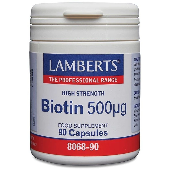 Lamberts Biotin 500ug Capsules