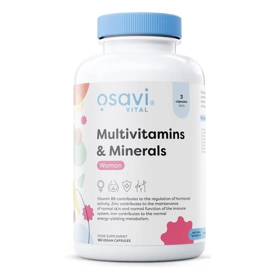 Osavi Multivitamins & Minerals Woman Capsules 180 Capsules