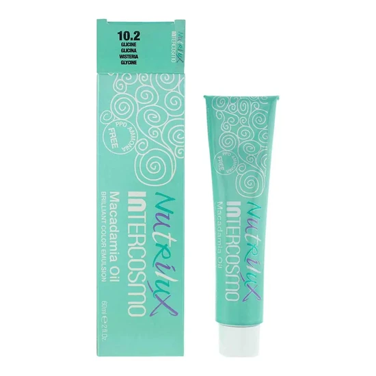 Intercosmo Nutrilux Macadamia Oil Hair Colour 10.2 Glicina