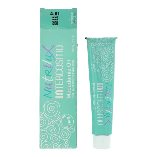 Intercosmo Nutrilux Macadamia Oil 4.81 Wenge Hair Colour 60Ml For Women - Image 2