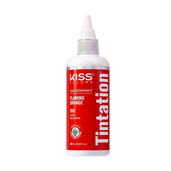 Kiss Red By Kiss Colours Tintation Semi Permanent Flaming Orange T650