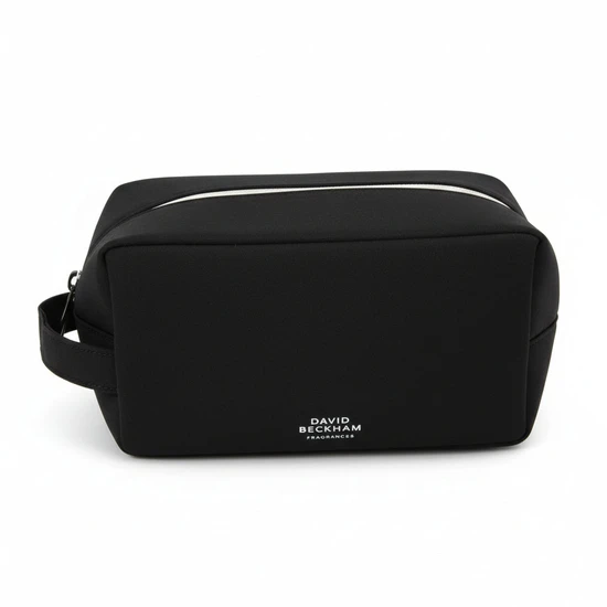 David Beckham Black Toiletry Bag