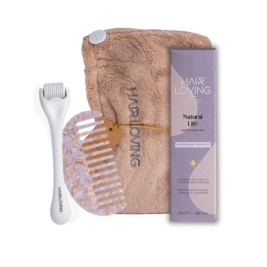 Hair Loving Menopause Hair Care Kit Natural Support For Hair Thinning & Scalp Health