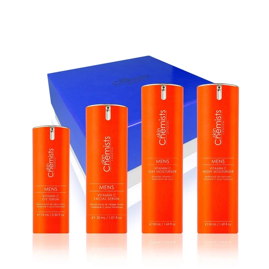 skinChemists Anti-Ageing Men's Vitamin C Full Routine Kit