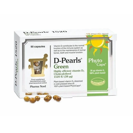 Pharma Nord D-Pearls Green 1520Iu (38Mcg) - 90 Capsules - Image 4