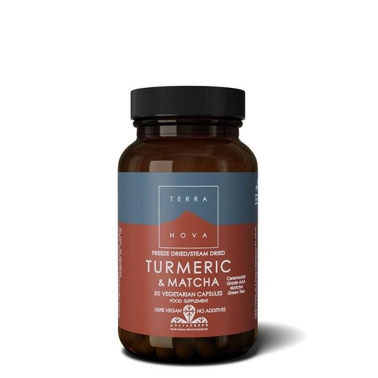 Terranova Turmeric & Matcha Green Tea Vegicaps