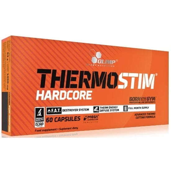 Olimp Nutrition Thermo Stim Hardcore - 60 Caps - Image 3