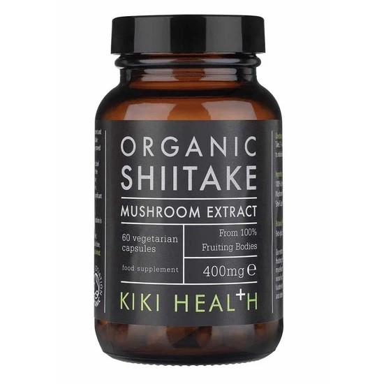 Kiki Health Grain/Amber Shiitake Mushroom Extract 400Mg Vegan Daily Wellness Support Capsules - 60 Capsules - Image 6