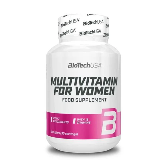 Biotechusa Multivitamin For Women - 60 Tablets (Ean 5999076257553) - Image 3