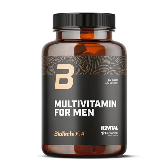 Biotechusa Men's Multivitamin For Active - 60 Tablets - Image 3