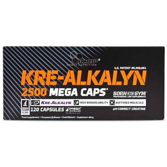 Olimp Nutrition Kre-Alkalyn 2500 Mega Caps - 120 Caps - Image 2
