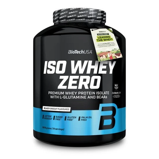 Biotechusa Black Iso Whey Zero, Biscuit - 1816G - Image 2