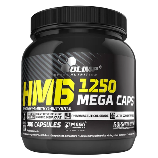 Olimp Nutrition Hmb Mega Caps 300 Caps - Supports Muscle Mass, Endurance & Fat Reduction - Image 2