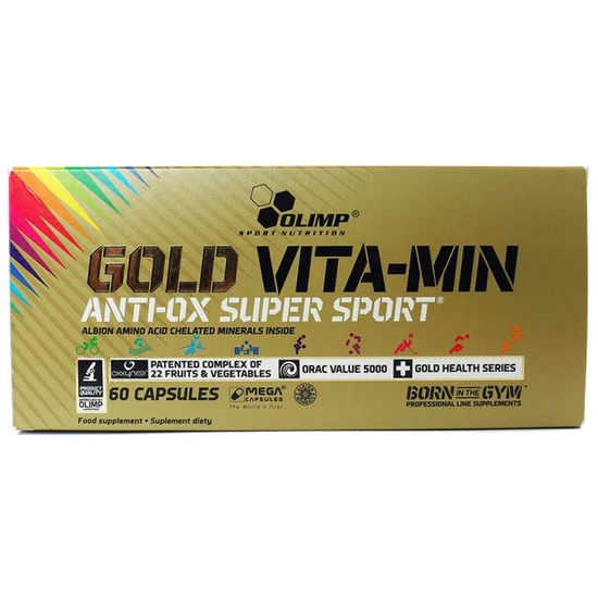 Olimp Nutrition Gold Vita-Min Anti-Ox Super Sport - 60 Caps - Image 5