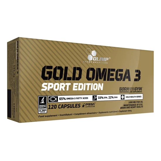 Olimp Gold Omega-3 Sport Edition Supplement, Pack Of 120 Capsules - Image 4
