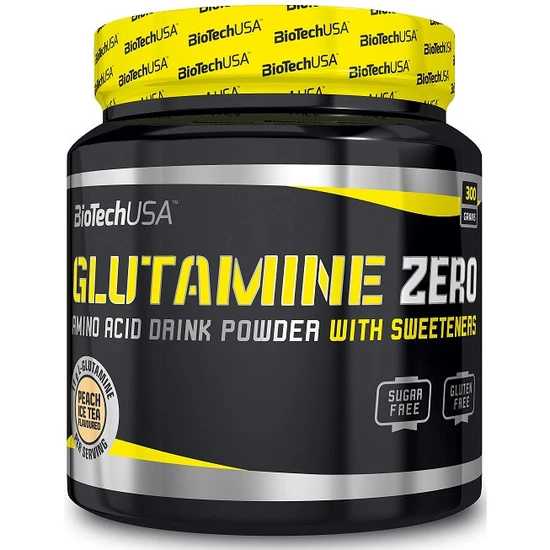 Biotechusa Peach Glutamine Zero, Ice Tea - 300G - Image 3