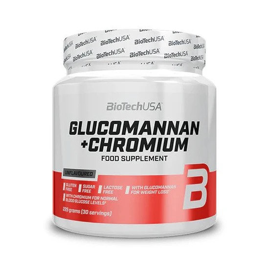 BioTechUSA Glucomannan + Chromium - 225 grams - Image 3