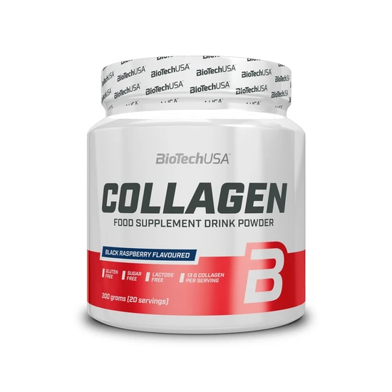 Biotechusa Collagen Food Supplement Drink Powder Black Raspberry Flavour |300G - Image 4