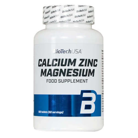 Biotechusa Calcium Zinc Magnesium For Active - 100 Tablets - Image 4
