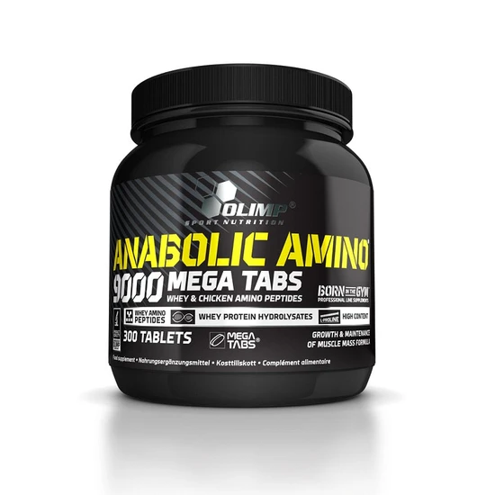Olimp Nutrition Anabolic Amino 9000, Mega Tabs - 300 Tabs - Image 2