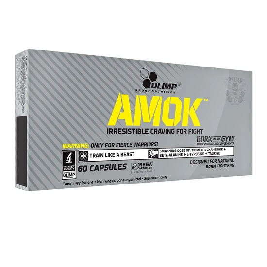 Olimp Nutrition Amok - 60 Caps | Extreme Energy, Focus & Endurance Pre-Workout - Image 4