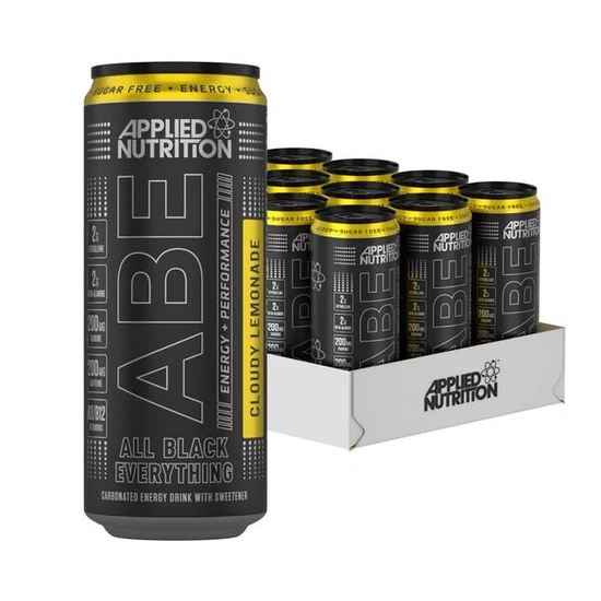 Applied Nutrition Abe Energy + Performance Cans - 12 X 330Ml - Cloudy Lemonade - Image 3