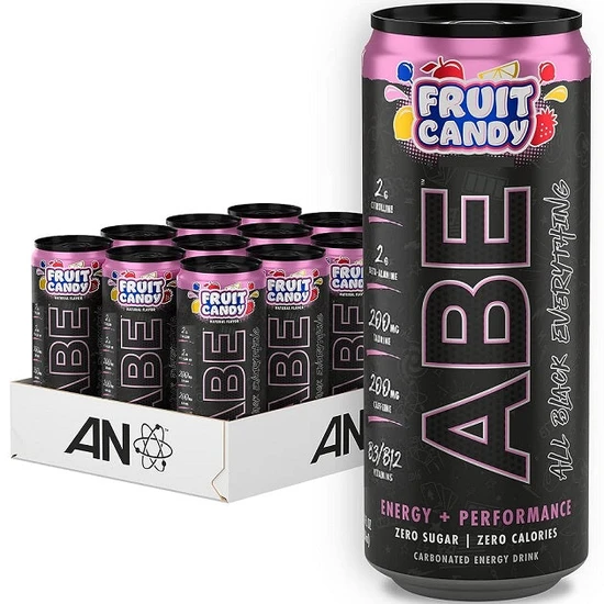 Applied Nutrition Abe Energy + Performance Cans, Fruit Candy - 12 X 330 Ml. - Image 3