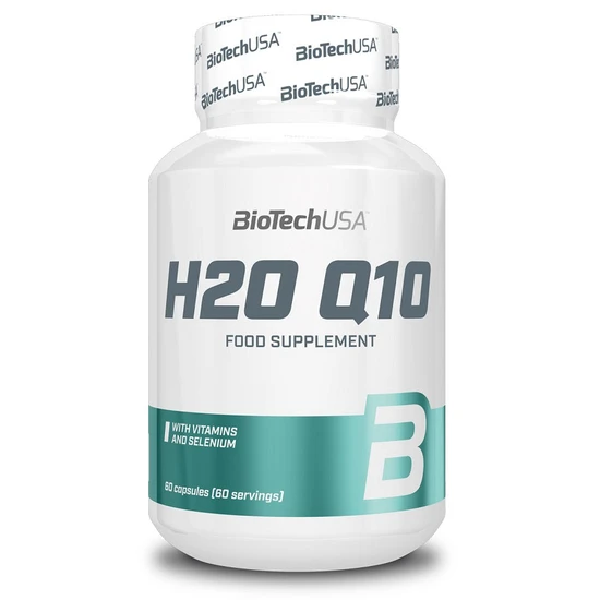 Biotechusa H2o Q10 Promotes Health & Endurance Antioxidant Vitamin C & E 60 Caps - Image 6