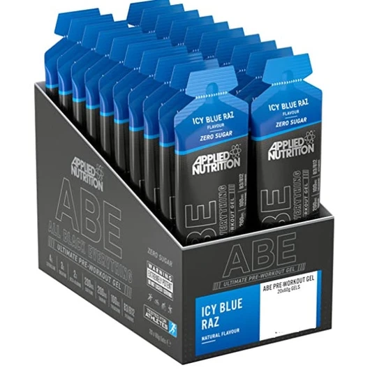 Applied Nutrition Abe Pre Workout Gel Energy And Performance Support Icy Blue Raspberry Flavour - 20 X 60Ml - Image 5