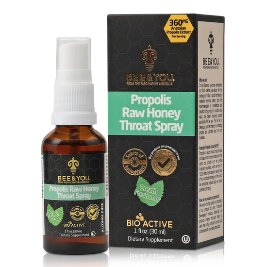 BEE&YOU Propolis Raw Honey Throat Spray