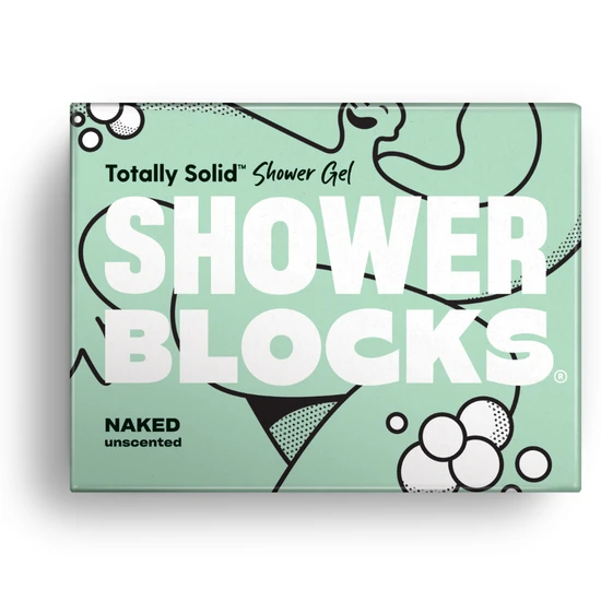 Shower Blocks - Naked Unscented Solid Shower Gel | Plastic, Cruelty And Paraben Free | Vegan | Moisturising Body Soap For The Shower - Image 3