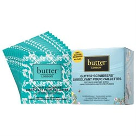 butter LONDON Scrubbers 2in1 Prep & Remover Wraps