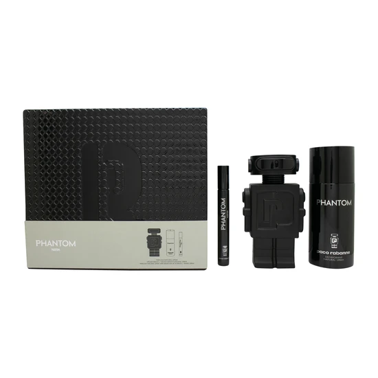 Paco Rabanne Phantom Parfum 100ml Spray 3pc Set Brand New - Image 2