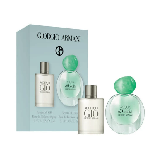 Armani Acqua Di Gio 5Ml Edt & Acqua Di Gioia 5Ml Edp Miniset - Image 4