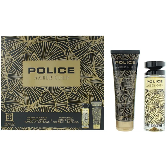Police Amber Gold Gift Set