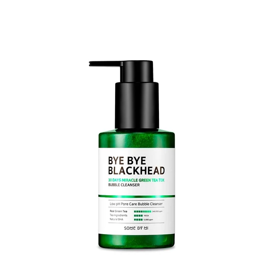 Some by Mi 30 Days Bye Bye Blackhead Miracle Green Tea-Tox Bubble Cleanser