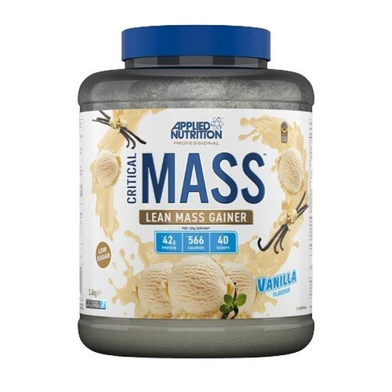 Applied Nutrition Critical Mass Professional Weight Gain Support Powder Vanilla Flavour - 2.4Kg - Image 3
