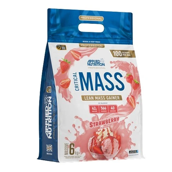 Applied Nutrition Critical Mass Professional Gainer 6000G-Strawberry - Image 2