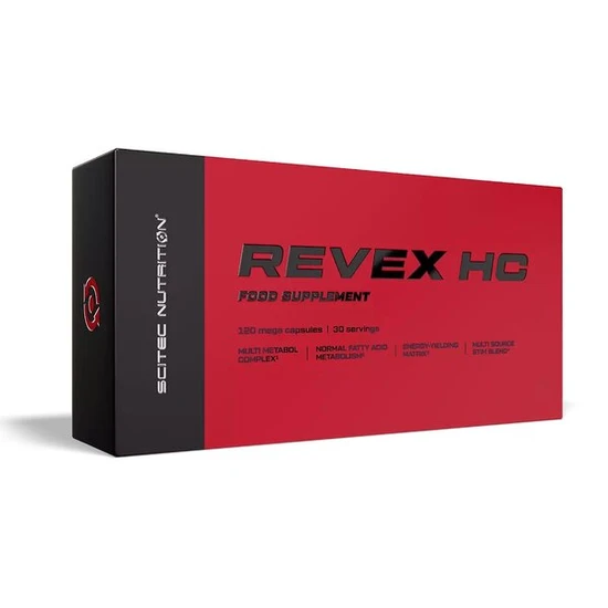 Scitec Revex Hc - 120 Mega Caps - Image 2
