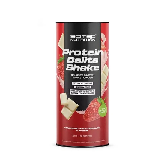 Scitec White Protein Delite Shake - 700 Grams - Strawberry Chocolate - Image 2