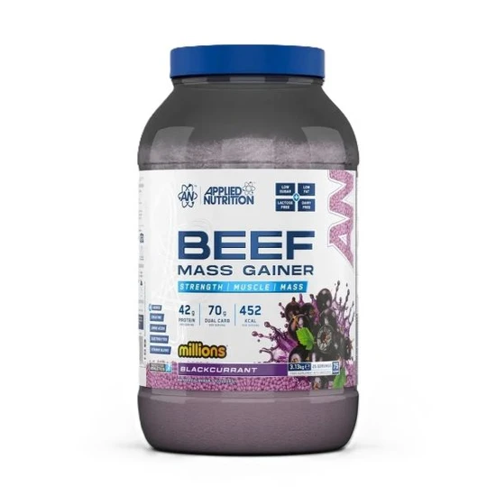 Beef Mass Gainer, Millions Blackcurrant - 3130 grams - Image 3