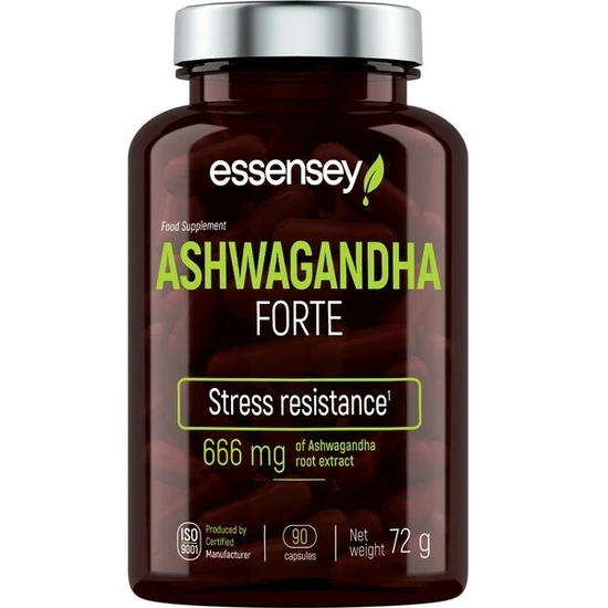 Essensey Ashwagandha Forte 90 Caps - 666Mg Stress Support - Image 2