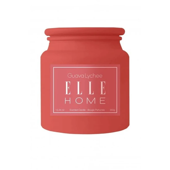 Elle Home Scented Candle Guava Lychee