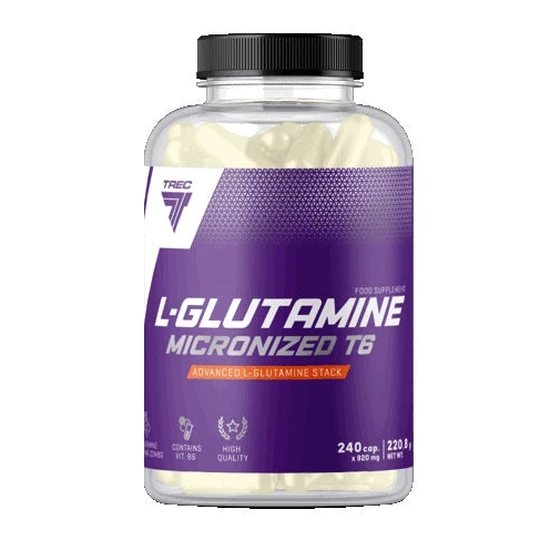 Trec Nutrition L-Glutamine Micronized T6 - 240 Caps - Image 4