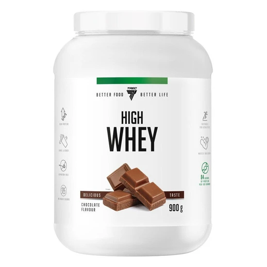 Trec Nutrition High Whey, Chocolate - 900G - Image 2