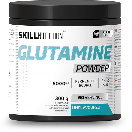 Skill Nutrition Glutamine Powder, Unflavoured - 300G - Image 2