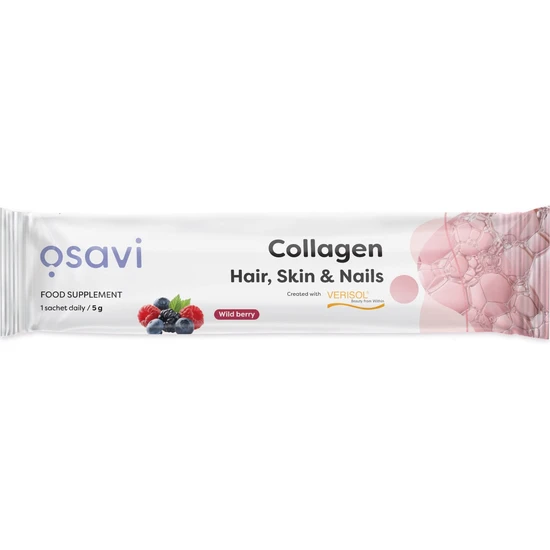 Osavi Collagen Peptides (Hair, Skin & Nails), Wild Berry - 5G (1 Serving) - Image 2