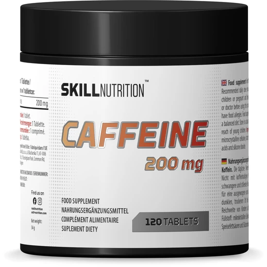 G Skill Caffeine, 200Mg - 120 Tabs - Image 2