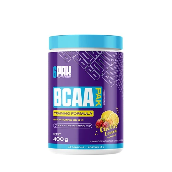 6Pak Bcaa Pak, Cactus Lemon - 400 Grams - Image 2